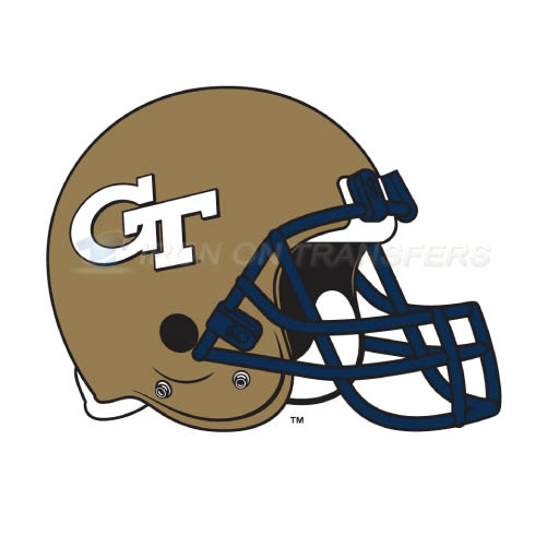 Georgia Tech Yellow Jackets Logo T-shirts Iron On Transfers N450 - Click Image to Close